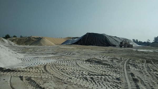 Những hình ảnh tại xưởng chế biến cát 15.000m2 trên địa bàn phường Hòa Quý
