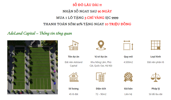 Phối cảnh dự án “ma” được quảng cáo rầm rộ