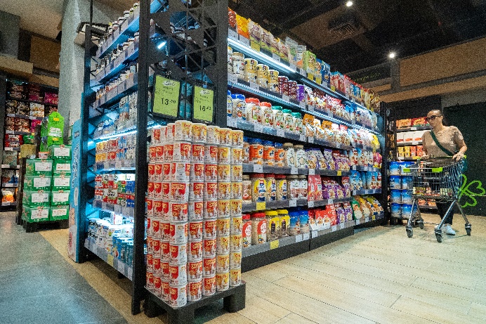 A picture containing convenience store, retail, supermarket, indoor

Description automatically generated