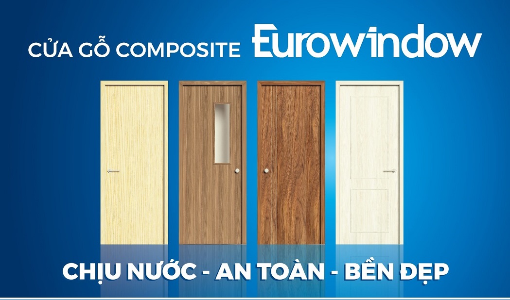 Đẹp và chịu nước với cửa gỗ Composite Eurowindow