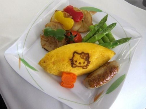 Máy bay dành riêng cho fan của Hello Kitty