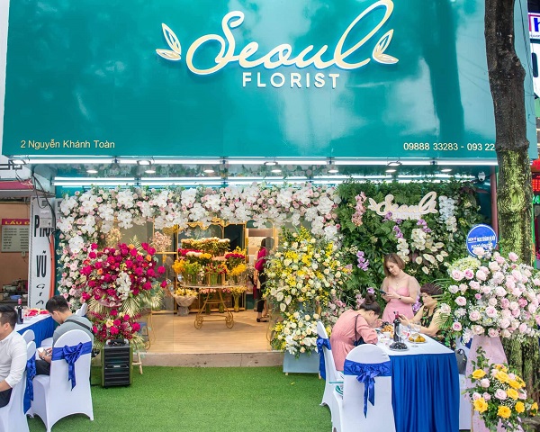 Cửa hàng hoa tươi Seoul Florist - số 02 Nguyễn Khánh Toàn, Cầu Giấy, Hà Nội.