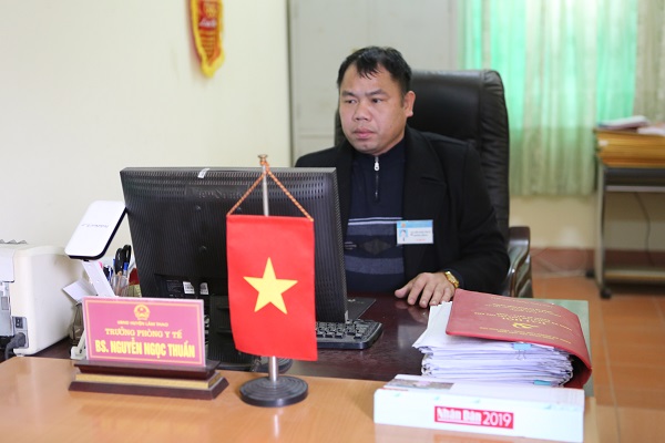 BS. Nguyễn Ngọc Thuần - Trưởng phòng Y tế huyện Lâm Thao, tỉnh Phú Thọ.