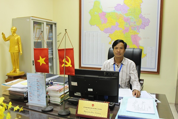 Ông Nguyễn Huy Tưởng - Phó Bí thư Đảng ủy, Chủ tịch UBND phường Liên Mạc