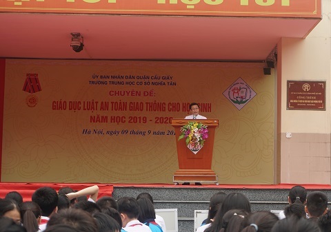 Luật sư Nguyễn Văn Tuấn - Giám đốc Công ty Luật TNHH TGS phát biểu tại chương trình