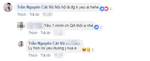 Và phía dưới bình luận, anh xác nhận đã ly hôn Trương Quỳnh Anh.
