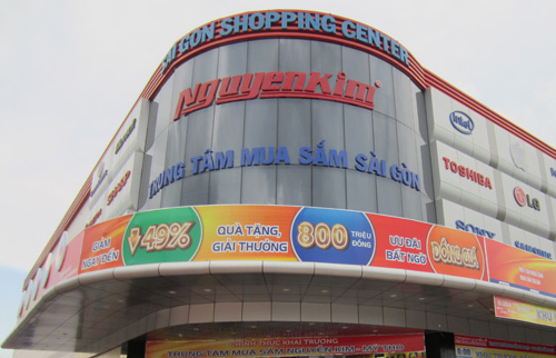 Siêu thị điện máy Nguyễn Kim - nơi đang nợ số thuế bị truy thu và phạt gần 150 tỷ đồng.