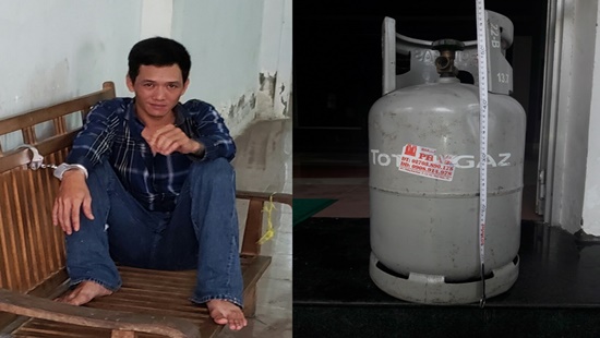 Đối tượng ôm bình gas vào Trung tâm VTV tại Cần Thơ bị ngáo đá Đối tượng ôm bình gas vào Trung tâm VTV tại Cần Thơ bị ngáo đá