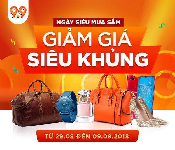 9.9 Ngày siêu mua sắm của shopee: 900 thương hiệu tham gia