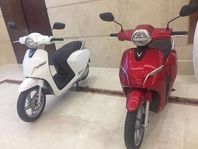 Mẫu xe máy điện đầu tiên của Vinfast lộ diện mau xe may dien dau tien cua vinfast lo dien
