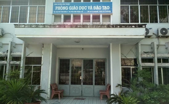 Phát hiện nhiều vi phạm tại Phòng GD&ĐT huyện Vĩnh Thuận