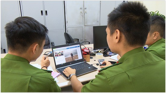 Cơ quan công an diều tra hoạt động của loại tôi phạm trên (ảnh QTV)