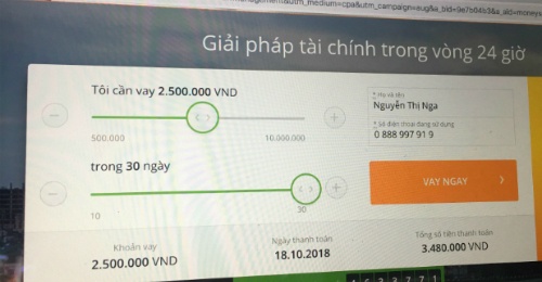 Vì sao cho vay trực tuyến lãi suất 720% vẫn có đất sống? vi sao cho vay truc tuyen lai suat 720 van co dat song