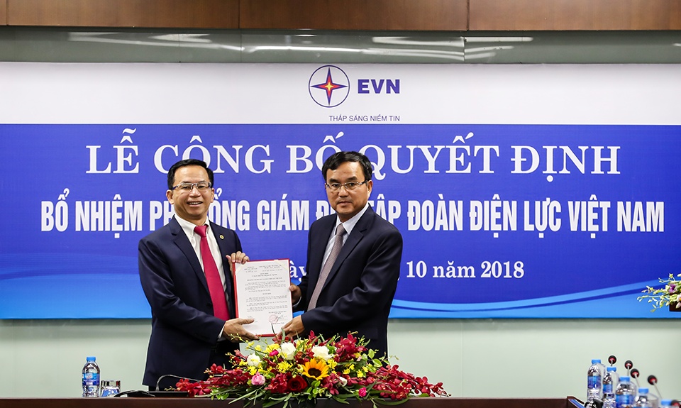 EVN bổ nhiệm ông Nguyễn Xuân Nam làm Phó Tổng Giám đốc evn bo nhiem ong nguyen xuan nam lam pho tong giam doc
