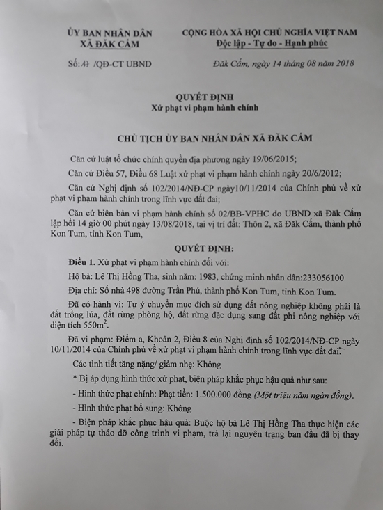 Vụ chuỗi nhà sai phạm ở Kon Tum: Vì sao đến nay chưa xử lý? Vụ chuỗi nhà sai phạm ở Kon Tum: Vì sao đến nay chưa xử lý?