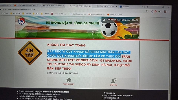 nin tho canh tung giay de mua ve online tran chung ket viet nam vs malaysia 15 phut sau da ban het sach