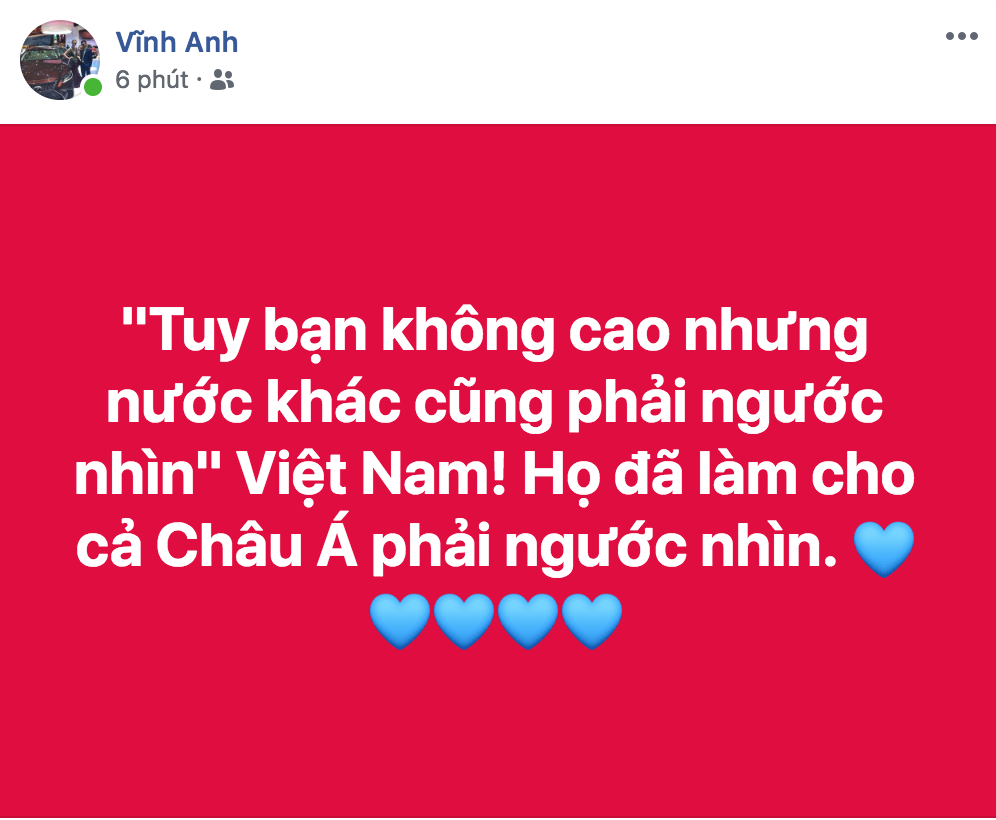 Thua Nhật Bản, đội tuyển Việt Nam vẫn là người hùng trong mắt người hâm mộ Thua Nhật Bản, đội tuyển Việt Nam vẫn là người hùng trong mắt người hâm mộ