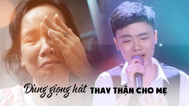 Cậu bé Giọng hát Việt nhí ước mơ dùng giọng hát kiếm tiền thay thận cho mẹ - Ảnh 1.