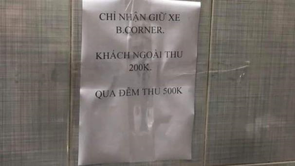 Cửa hàng ở Sài Gòn giữ xe giá 200.000 đồng bị phạt 22,5 triệu Cửa hàng ở Sài Gòn giữ xe giá 200.000 đồng bị phạt 22,5 triệu
