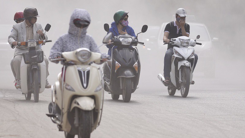 Ô nhiễm không khí ở Hà Nội xu hướng gia tăng 