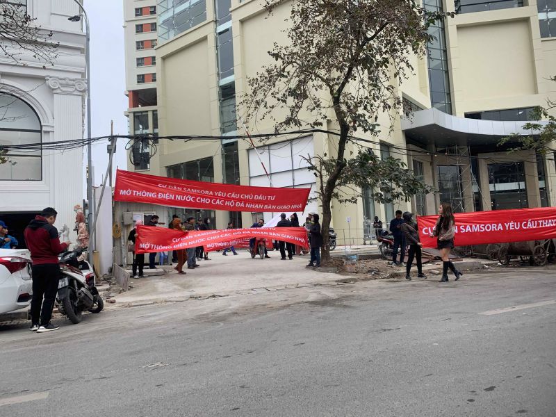 Hà Đông – Hà Nội: Dự án Tòa nhà Samsora Premier 105 Chu Văn An bị tố nhiều sai phạm