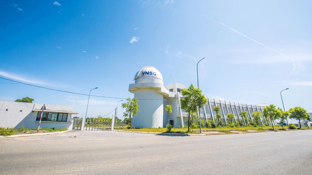 Trung tâm Vũ trụ Việt Nam tại Khu công nghệ cao Hòa Lạc (huyện Thạch Thất, Hà Nội)