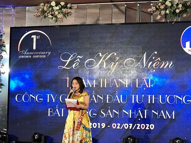 Bà Vũ Thị Thúy – Chủ tịch HĐQT, Tổng giám đốc BĐS Nhật Nam Group