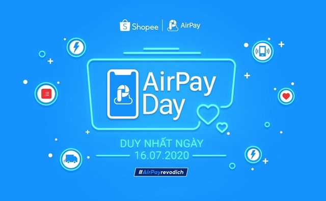 Khuyễn mãi khung giờ vàng khi thanh toán qua ví điện tử AirPay - Ảnh 1