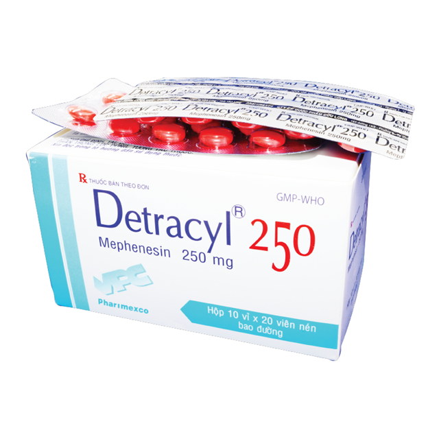 Doanh nghiệp đã đề nghị thu hồi tự nguyện toàn bộ lô thuốc Detracyl 250 NSX: 100718 - HD: 100721 không đạt tiêu chuẩn chất lượng về chỉ tiêu tính chất.  
