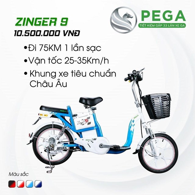 Xe đạp điện Zinger 9 giá rẻ, chất lượng cao