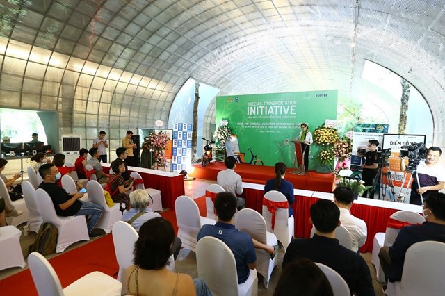 Lễ công bố Sáng kiến giao thông điện xanh đầu tiên tại khu đô thị sinh thái Ecopark