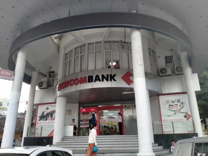 Trụ sở ngân hàng Techcombank. Ảnh: Phong Nguyễn.