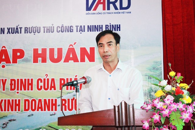 Ông Ngô Minh Kim – Phó Giám đốc Sở Công Thương tỉnh Ninh Bình phát biểu tại Hội nghị