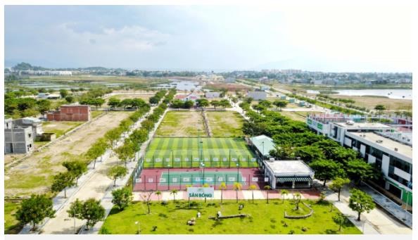 Một góc dự án khu đô thị sinh thái Golden Hills - Đà Nẵng.