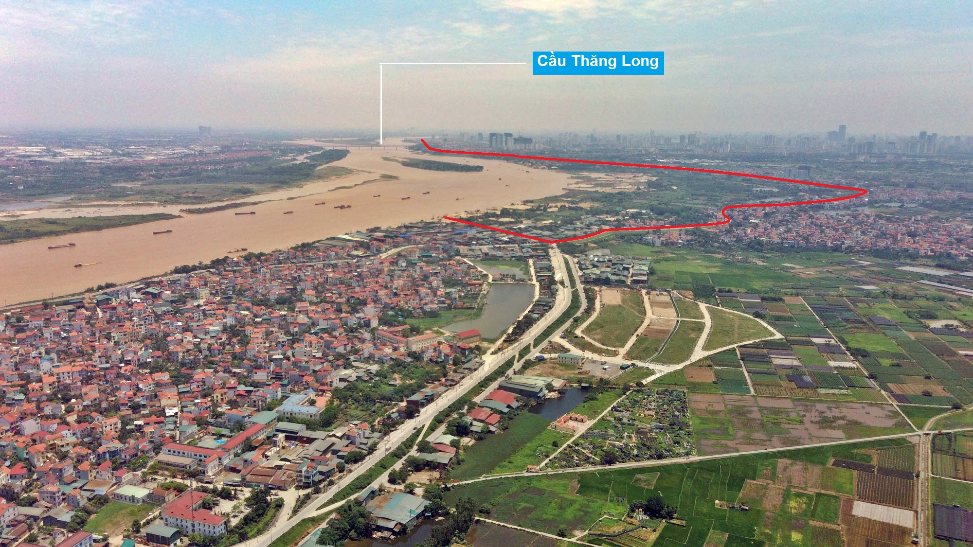 Toàn cảnh hiện trạng Phân khu đô thị sông Hồng trên địa bàn quận Bắc Từ Liêm - Ảnh 2.