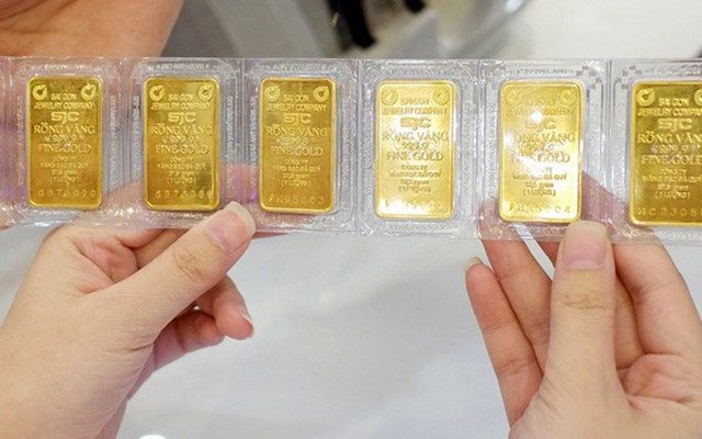 Vàng trong nước hiện cao hơn thế giới gần 7,3 triệu đồng/lượng- Ảnh minh họa.