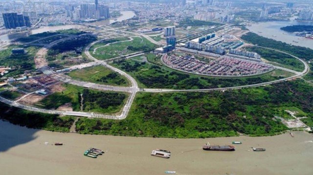 Bốn khu đất tại Khu đô thị mới Thủ Thiêm đã được đấu giá thành công thu về cho ngân sách Nhà nước hơn 37.350 tỷ đồng - Ảnh CTV (Nguồn: Báo Giao thông).