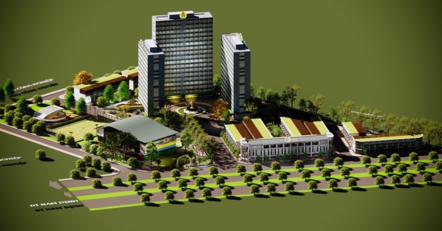Thiết kế khu Thiết chế công đoàn tại Nam Định Tập đoàn GFS dự kiến triển khai.