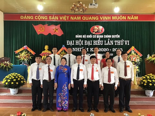 Đại hội Đảng bộ khối cơ quan chính quyền huyện Thanh Sơn