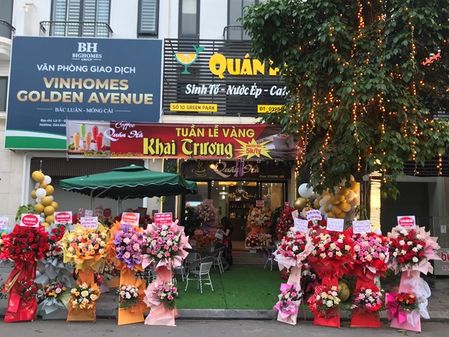 Tưng bừng khai trương Quán Cafe Hà tại Móng Cái (Quảng Ninh) - Ảnh 1