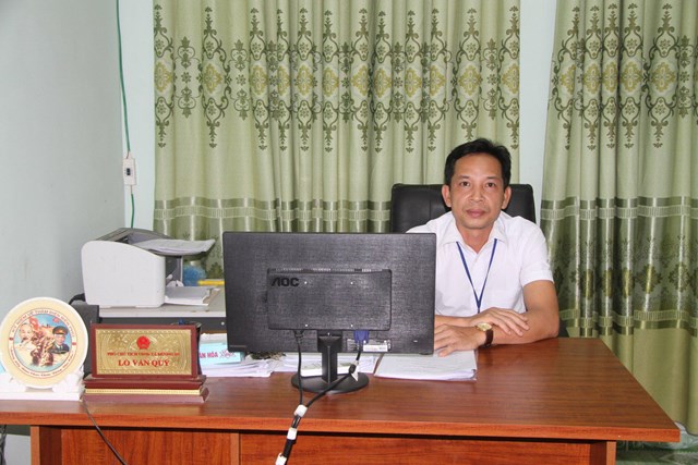 , ông Lò Văn Quý, Phó Chủ tịch UBND xã Mường Bú