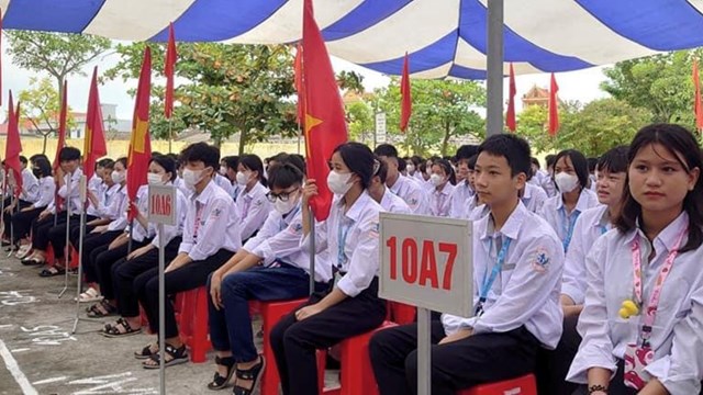 Nam Định: Trung tâm GDNN – GDTX huyện Trực Ninh  khai giảng năm học mới - Ảnh 2