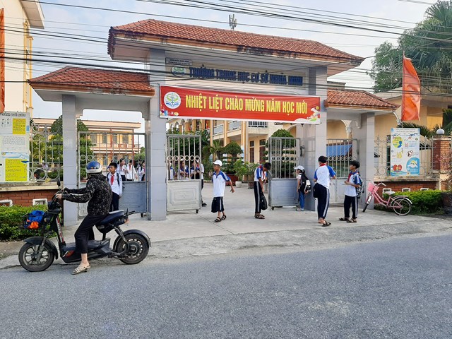 Trường THCS xã Nghĩa Minh, huyện Nghĩa Hưng, Nam Định.