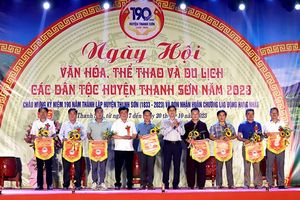 Phú Thọ: Huyện Thanh Sơn tổ chức nhiều hoạt động Kỷ niệm 190 thành lập huyện và đón nhận Huân chương Lao động hạng Nhất