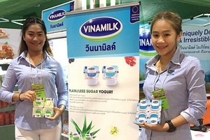Sản phẩm sữa các loại của Vinamilk ra mắt người tiêu dùng Trung Quốc