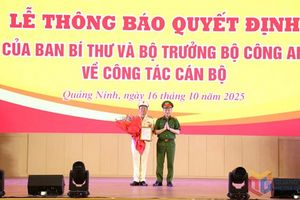 Giám đốc Công an tỉnh Quảng Ninh được điều động giữ chức Ủy viên Ủy ban Kiểm tra Trung ương khóa XIII