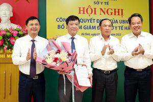 Hà Tĩnh: Công bố quyết định bổ nhiệm Giám đốc Sở Y tế