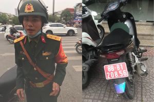 Hà Nội: Đội CSGT số 3 bắt giữ đối tượng giả danh quân nhân