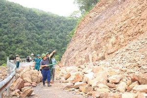 Nghệ An: Mưa lớn khiến nhiều huyện miền núi bị sạt lở nghiêm trọng