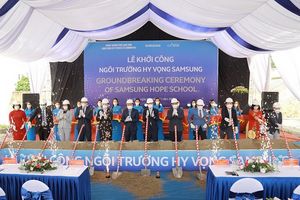 Ngôi trường Hy vọng Samsung thứ tư được khởi công xây dựng tại Lạng Sơn